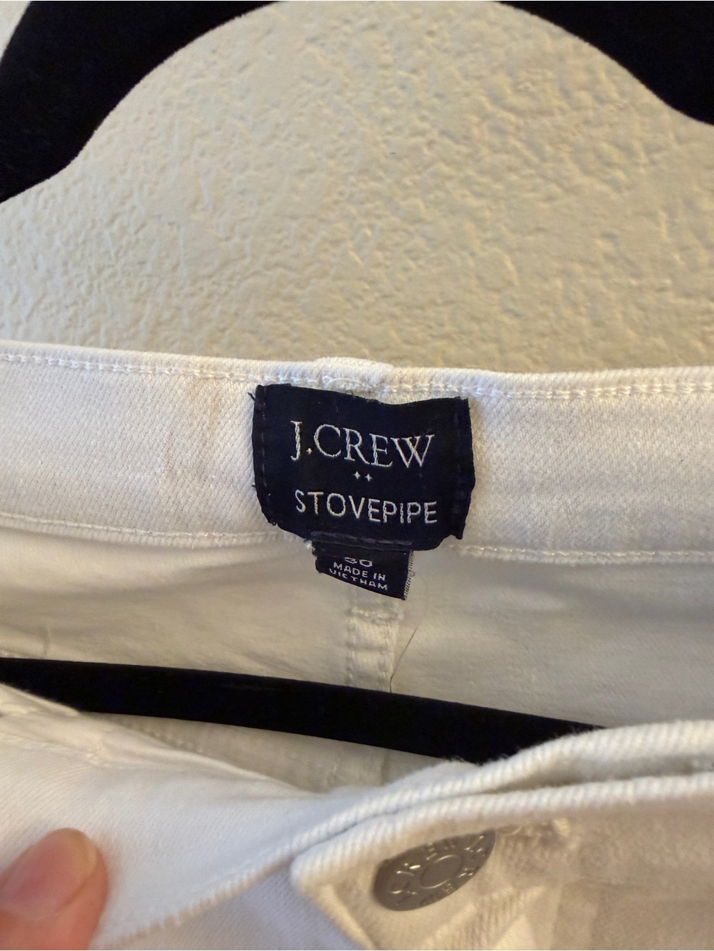 J. Crew women’s Slim Straight White Jeans - Picture 3 of 6